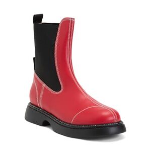 GANNI Made In Portugal Everyday Mid Calf Chelsea Boots